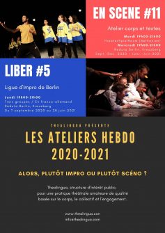 ATELIERS THÉÂTRE 2020-2021