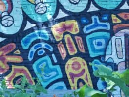 graffitiwand bei aurelia