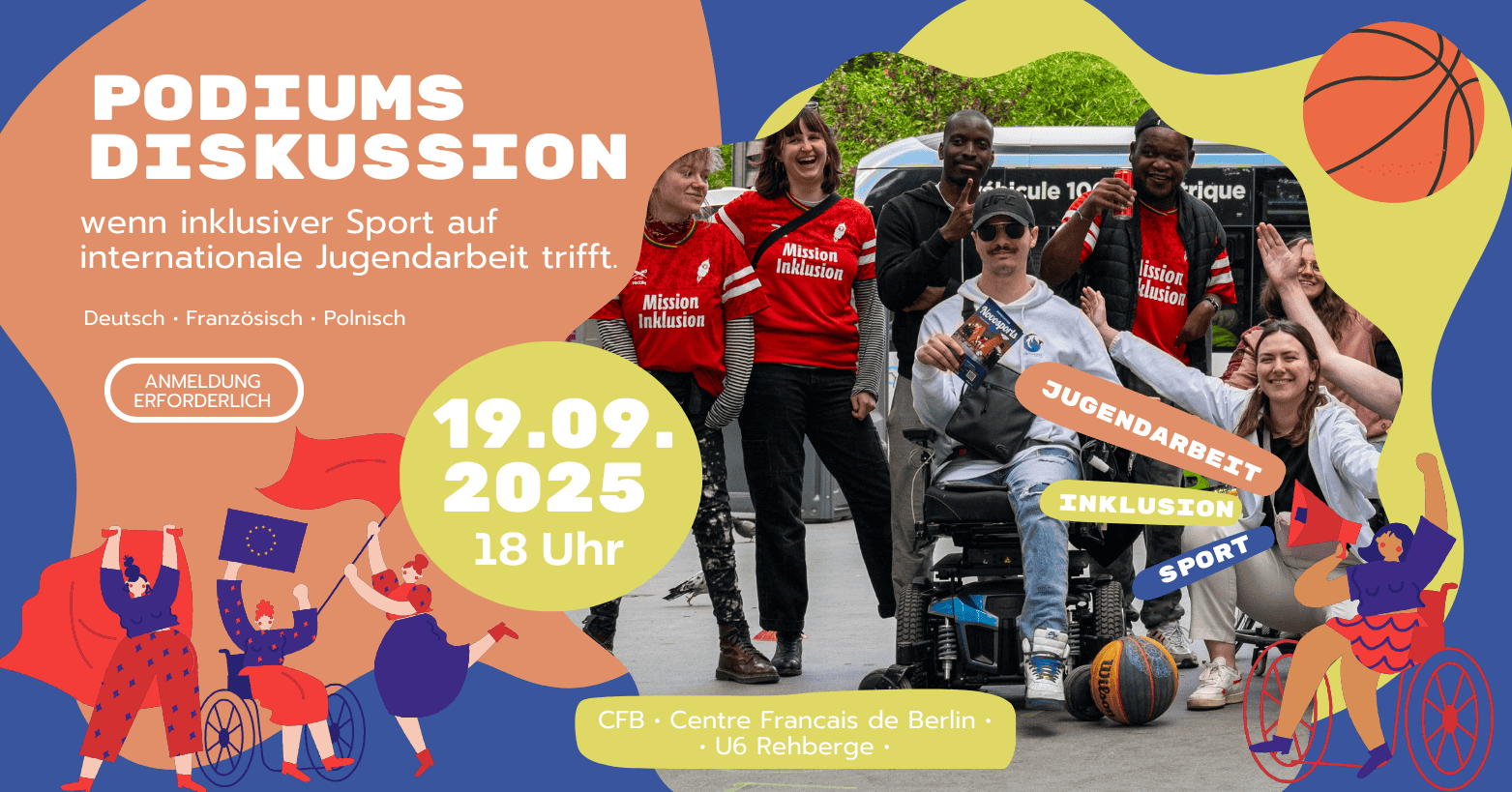 podiumsdiskussion inklusiver sport internationale jugendarbeit